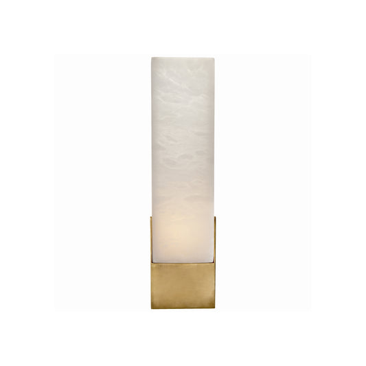 Covet Tall Box Alabaster Wall Light