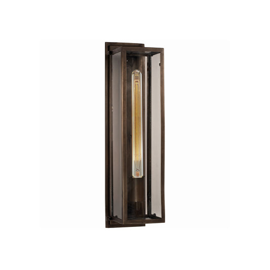 Belden Clear Glass Square Wall Light