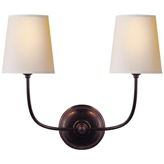 Vendome Double Arm Wall Lamp