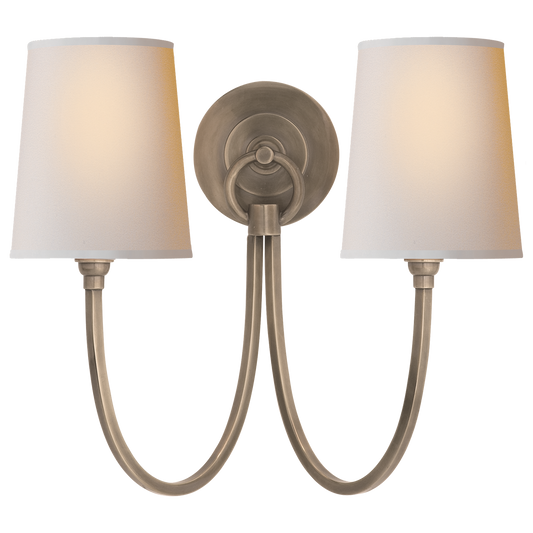 Reed Double Sconce