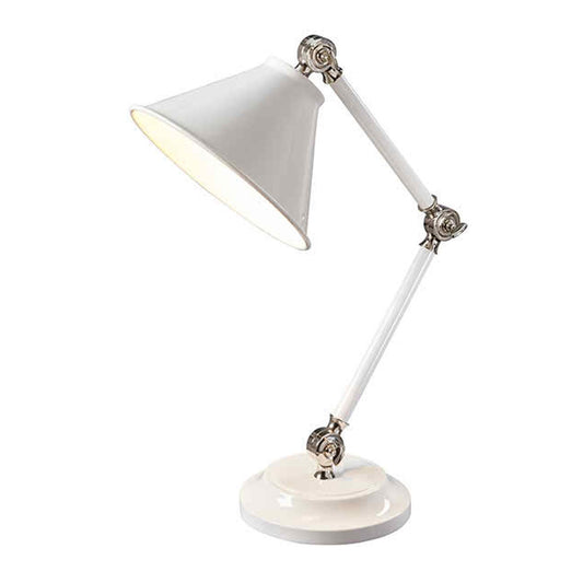 Provence One-Light Element Mini Desk Lamp with Metallic Highlight