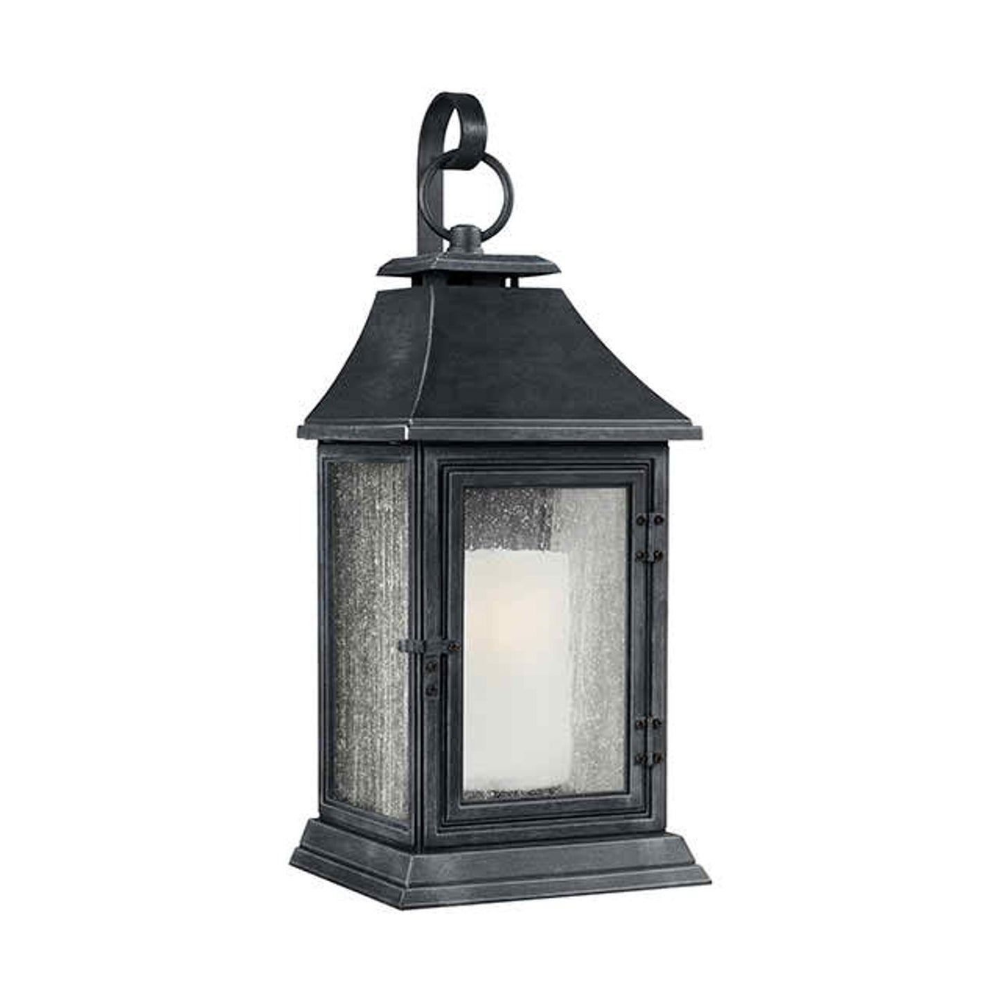 Shepherd Wall Lantern Dark Weathered Zinc