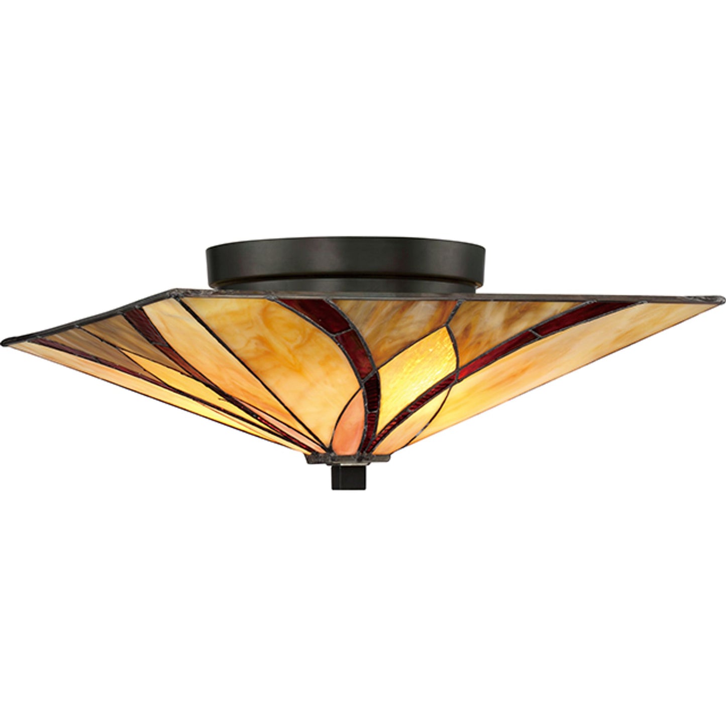 Asheville 2lt Flush Mount Valiant Bronze