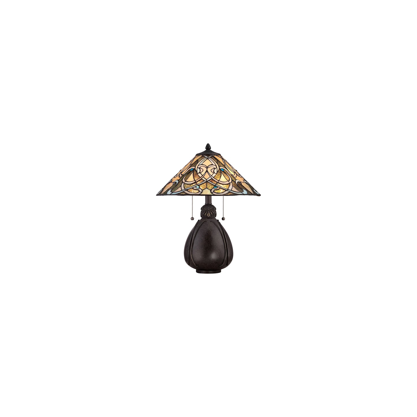 India 2lt Table Lamp Imperial Bronze