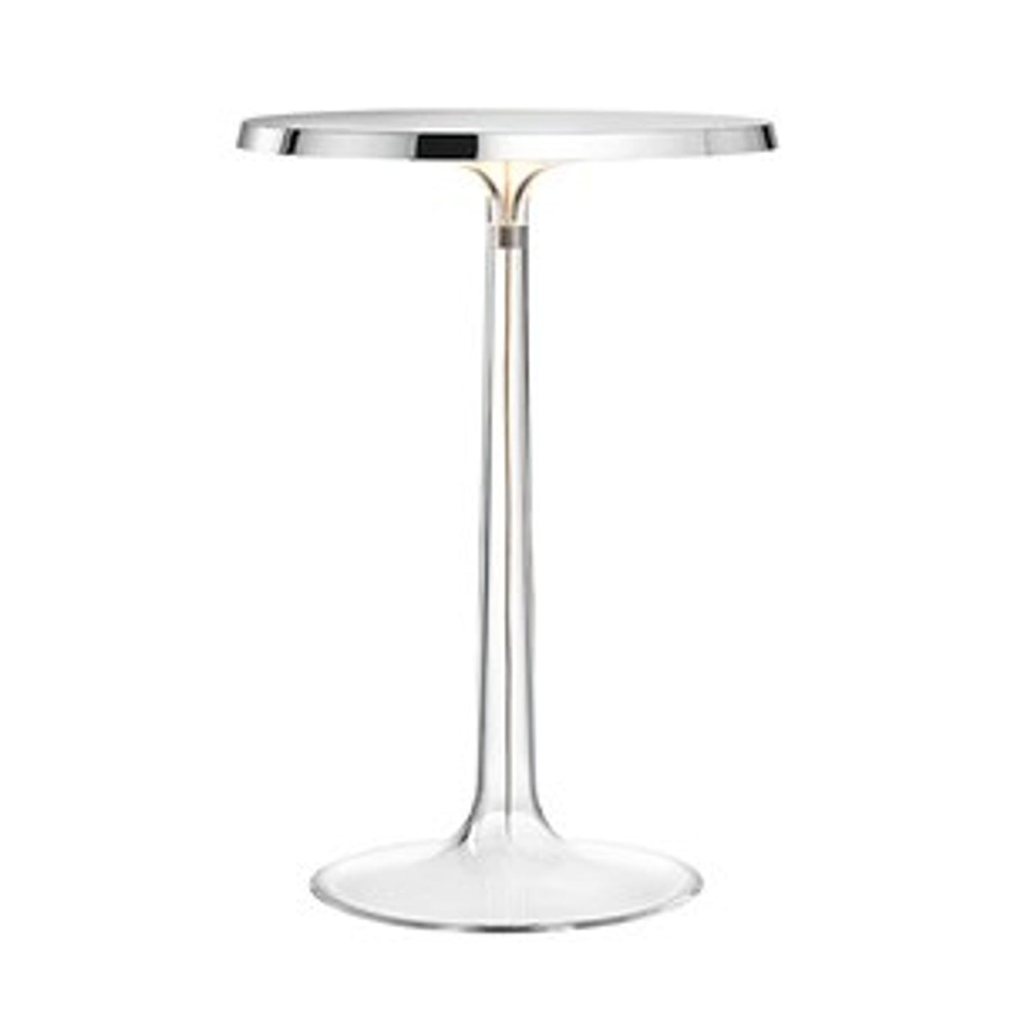 Bon Jour LED Table Lamp with Clear Transparent Base