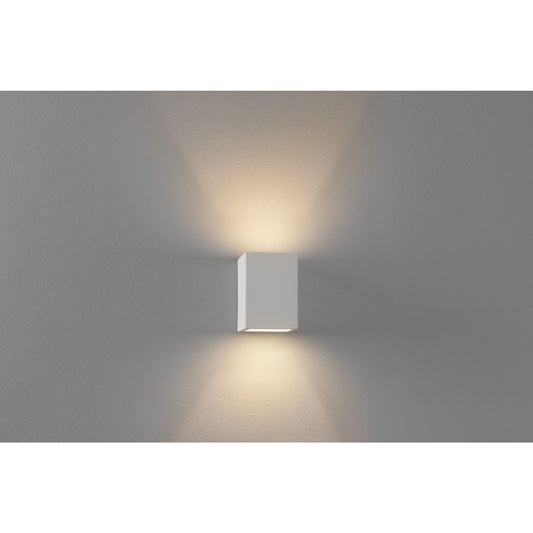 Mosto Modern White Plaster Wall Light