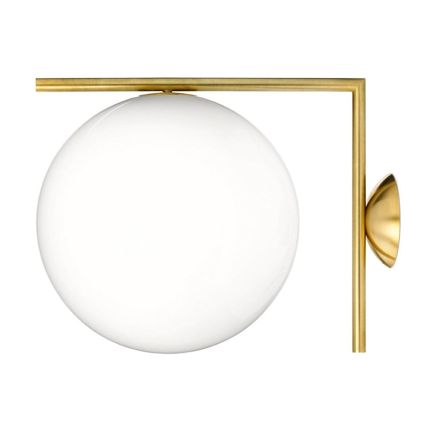 IC C/W2 Wall or Ceiling Light with Blown Glass Opal Diffuser