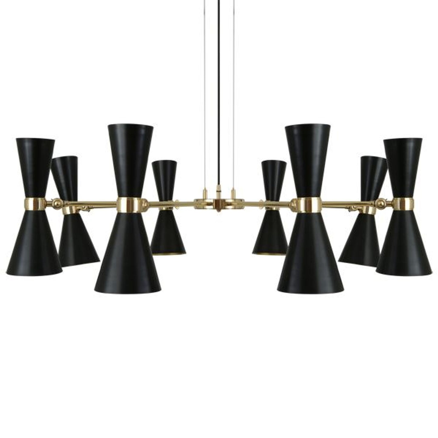 Cairo 8-Arm Mid-Century Chandelier