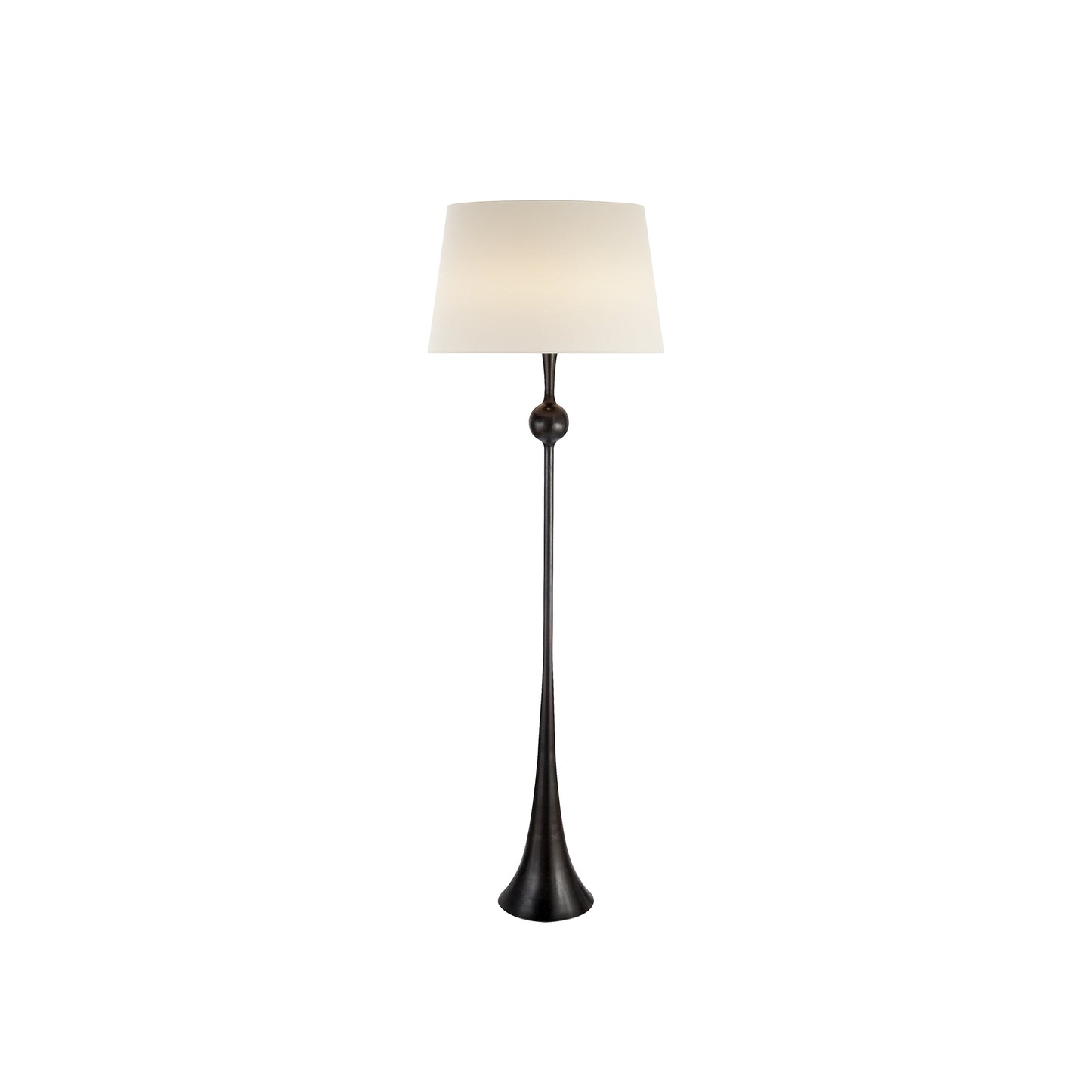 Dover Floor Lamp with Linen Shade