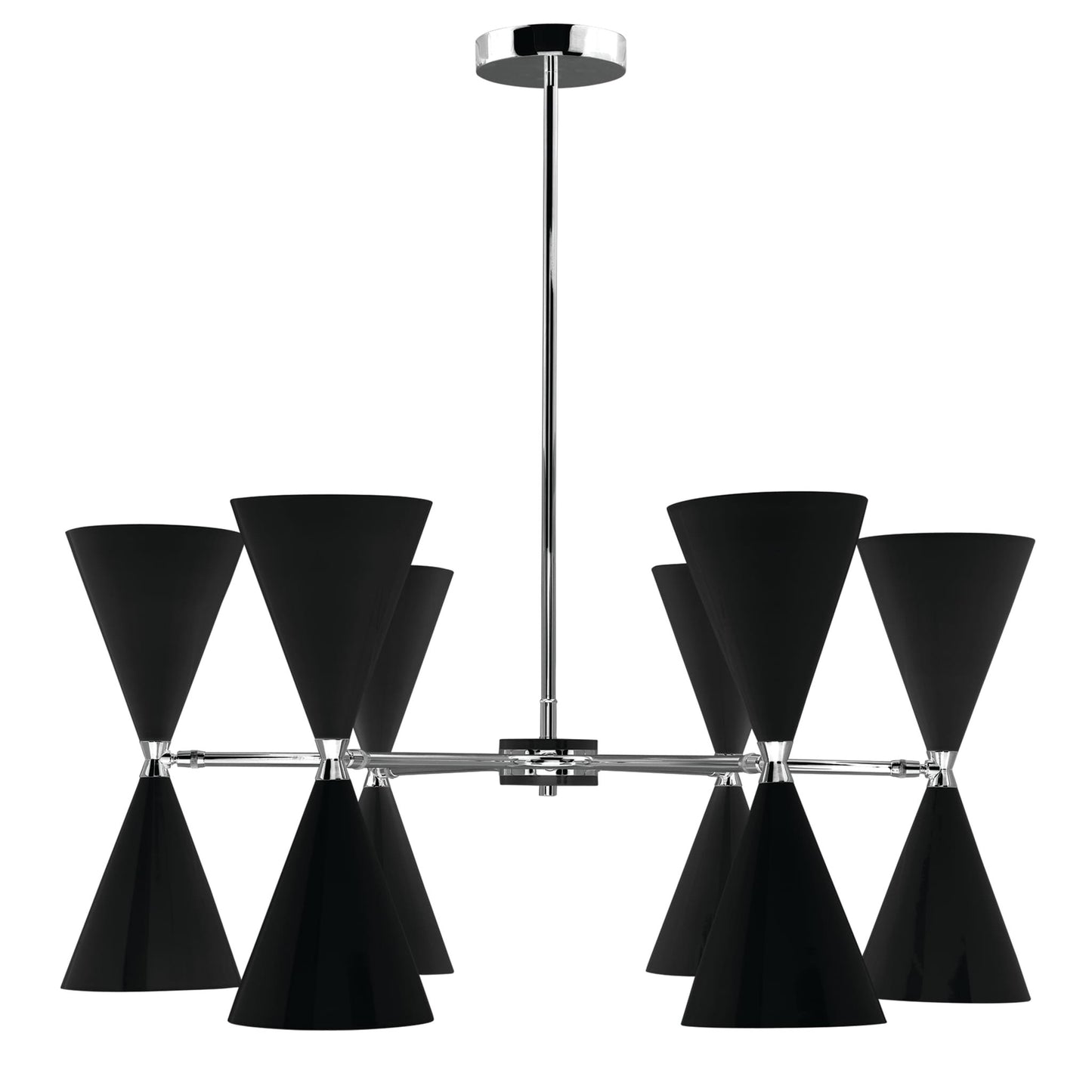 Diabolo Twelve-Light Chandelier