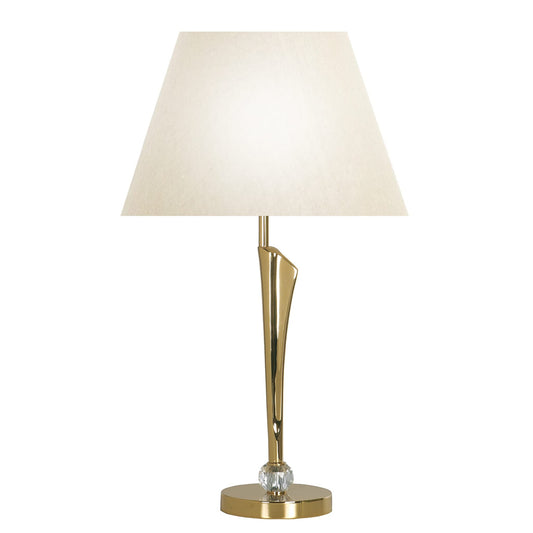 Bahia Table Lamp Without Shade with Asfour Lead Crystal