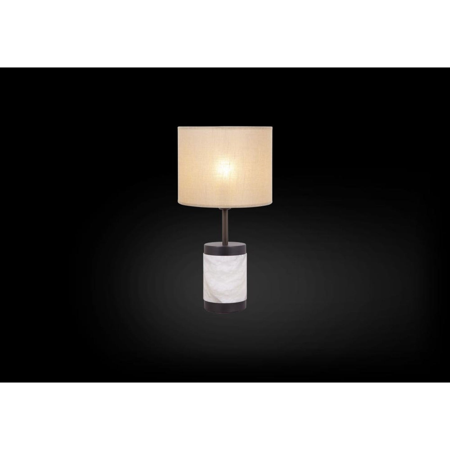 Stones Small Table Lamp Without Shade with Natural Alabaster