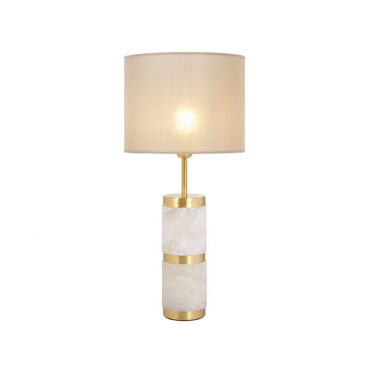 Stones Large Table Lamp Without Shade with Natural Alabaster