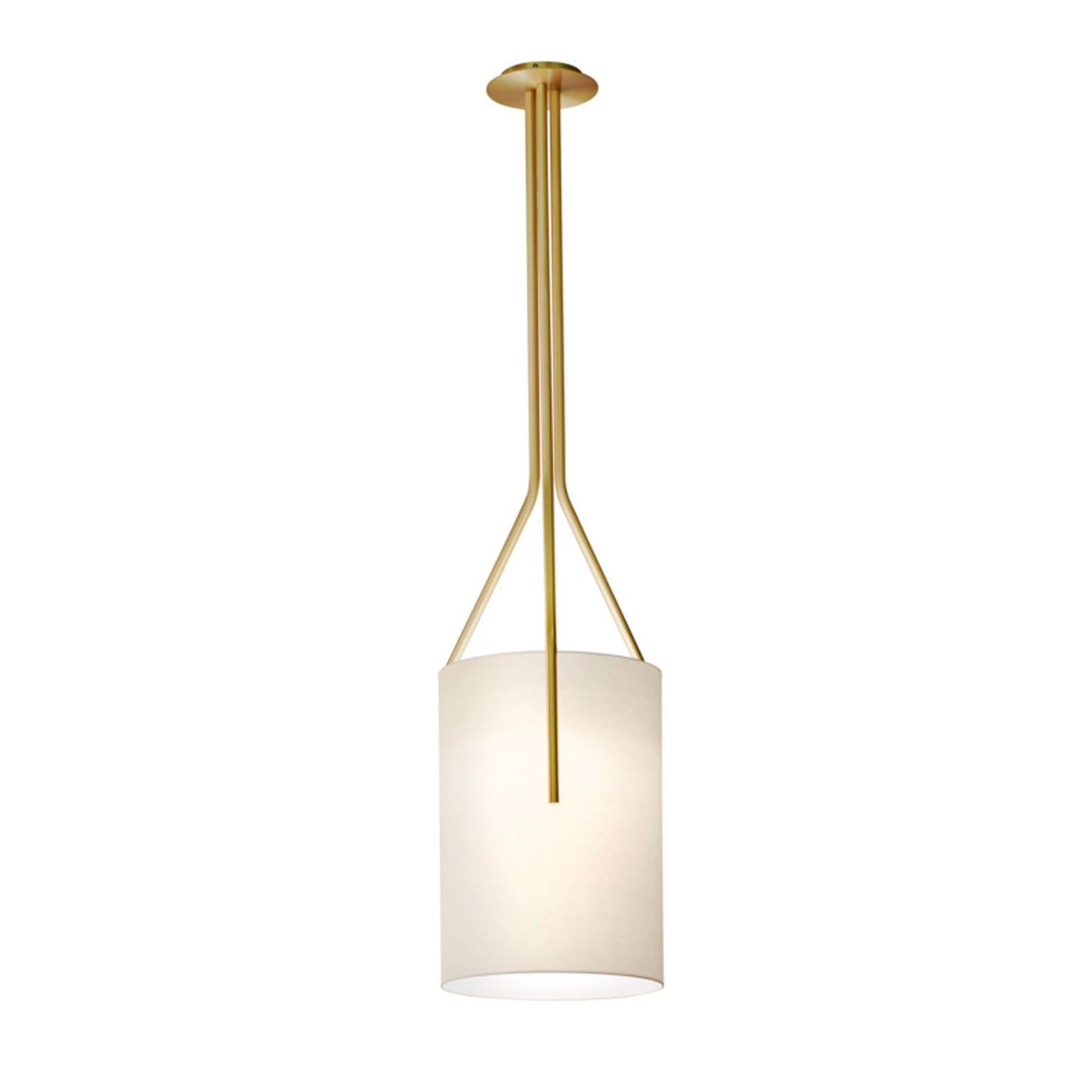 Arborescence Pendant with Three Claw enclosed Drop Paper Lampshade