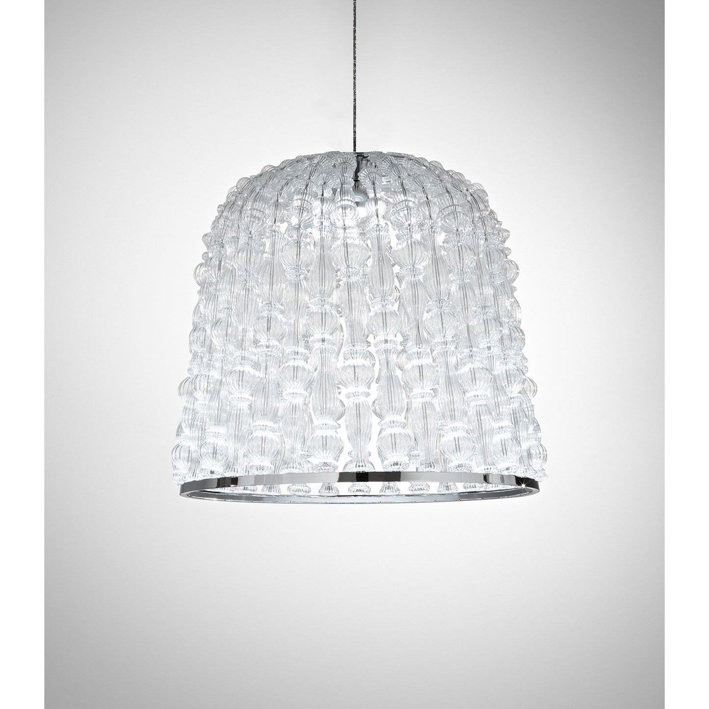 Crowns 490 Small LED Pendant with Blown Glass