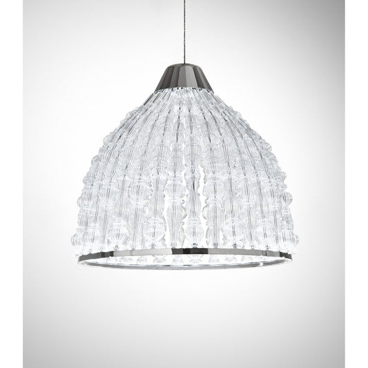 Crowns 492 Small LED Pendant with Blown Glass