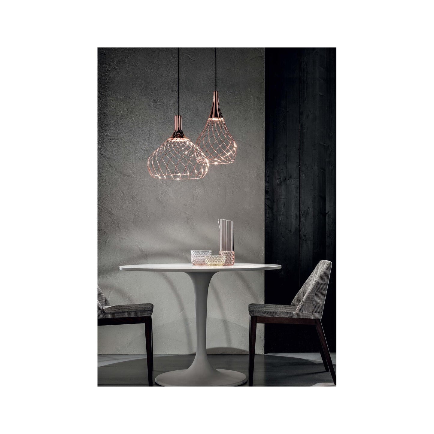 Mongolfier P1 Small LED Pendant with An Organic Circular Shaped