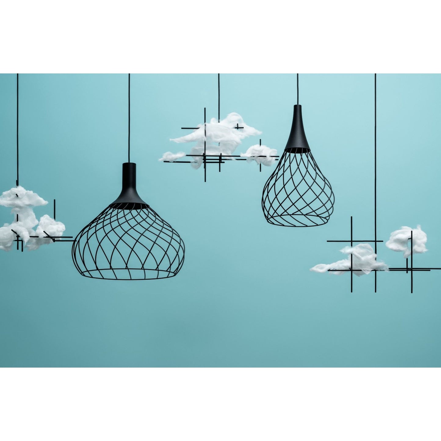 Mongolfier P2 Medium LED Pendant with Balloon Shape Design