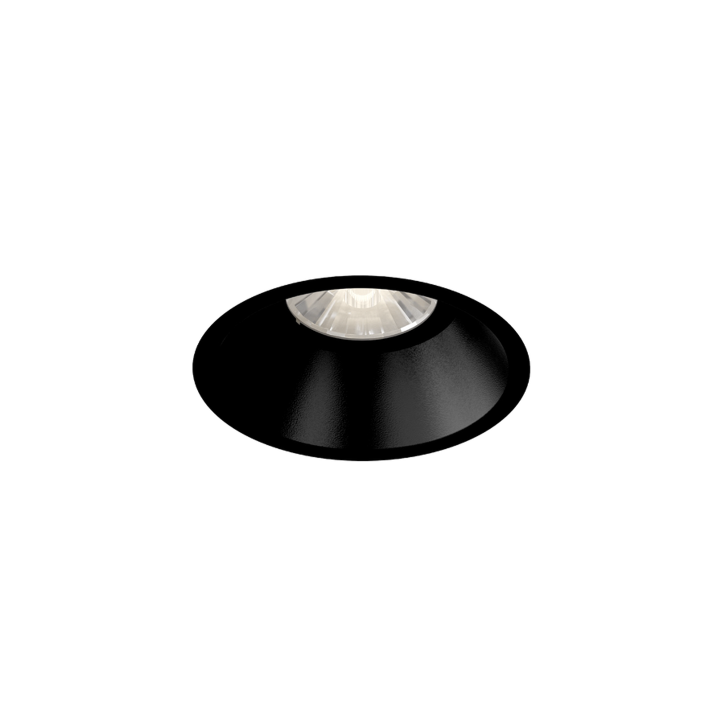 Deep IP44 1.0 LED Black Recessed Downlight with Aluminium Powder Coated