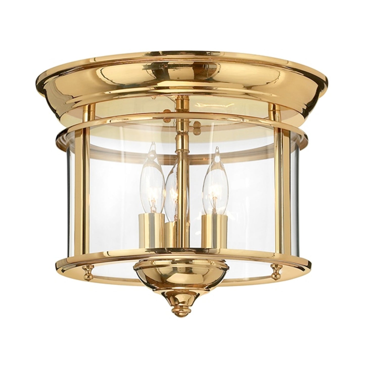 Gentry Clear Glass Flush Mount