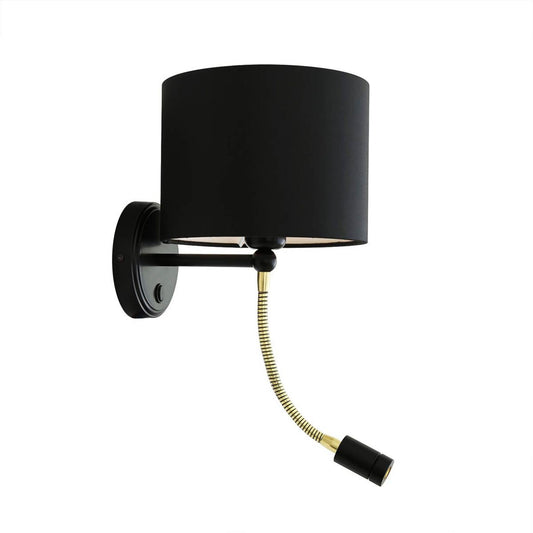 Langford Bedside Wall Light with Adjustable Arm LED Spotlight