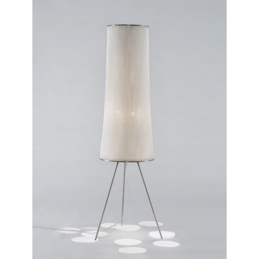 Ura Medium Floor Lamp with Painted Stainless Steel Mesh Shade