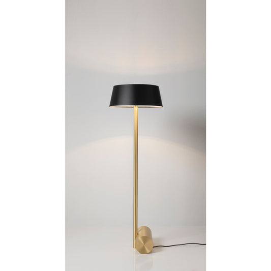 Calee Floor Lamp with Black Lampshade