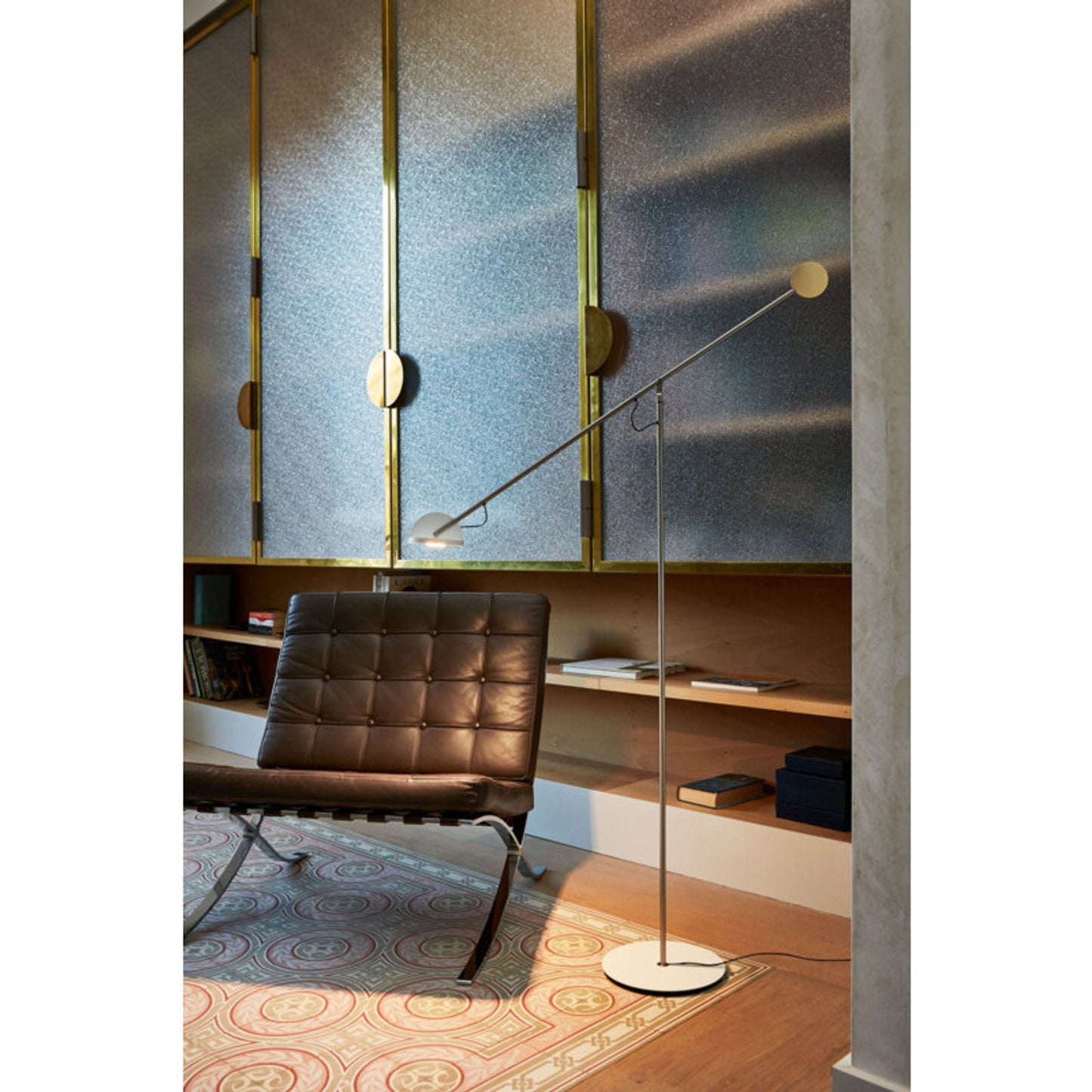 Copernica P Floor Lamp with Lacquered Steel Base