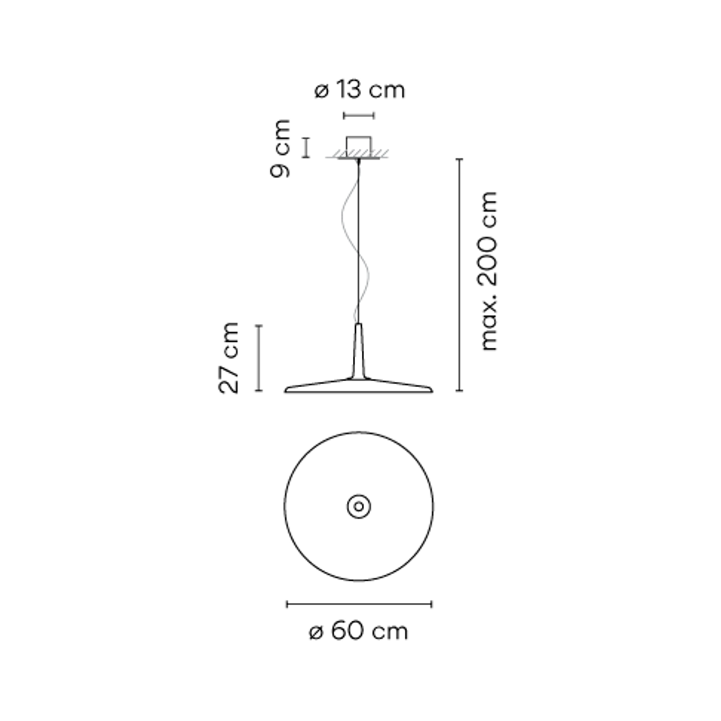 Skan Built-in Large LED Pendant