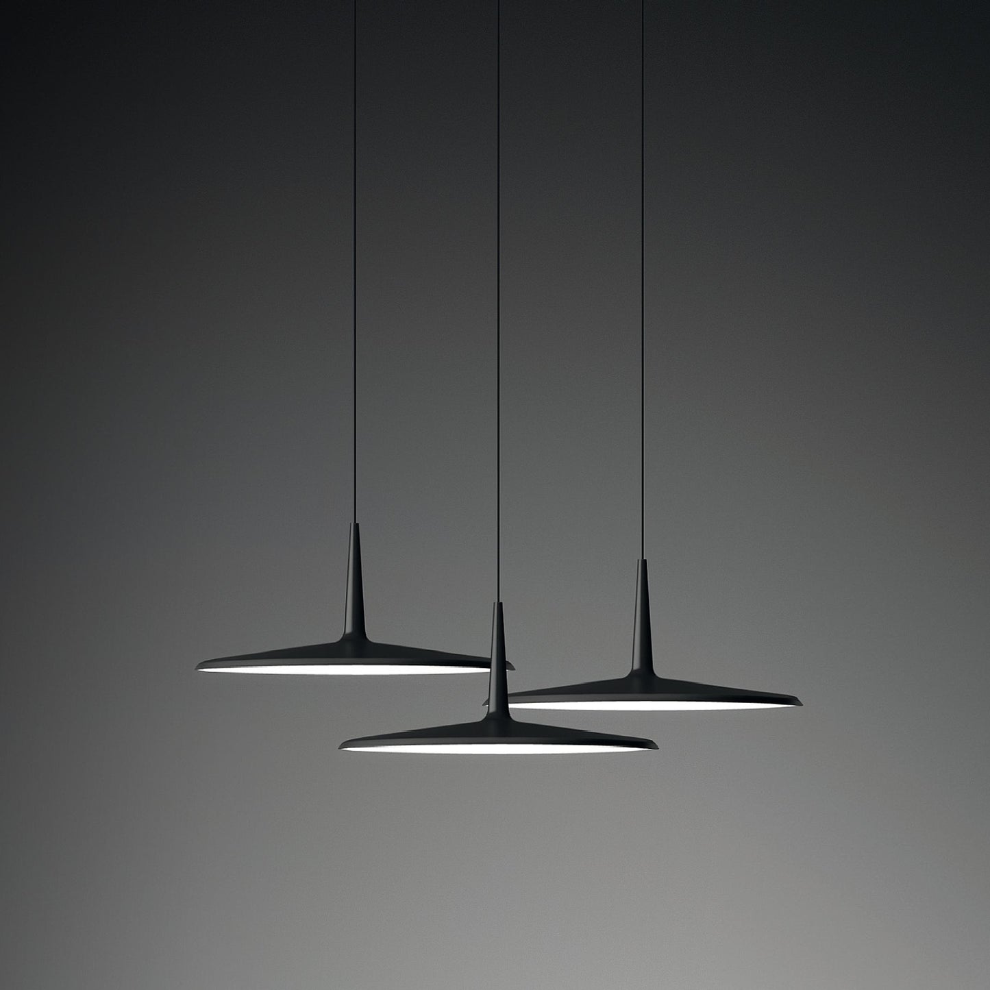 Skan Three-Light LED Pendant with Methacrylate Diffuser Shade