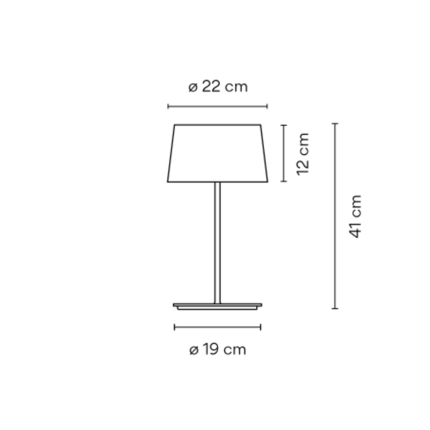 Warm Mini Screen Table Lamp