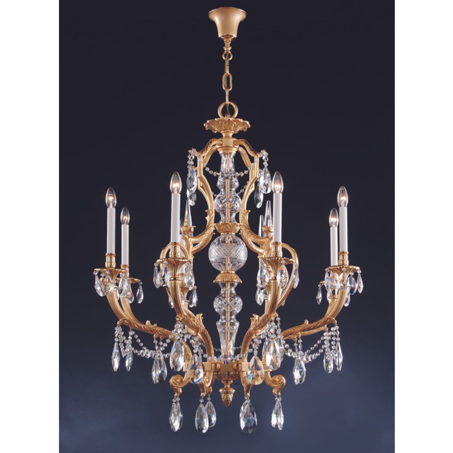 Royal Heritage 8-Light Crystal Chandelier