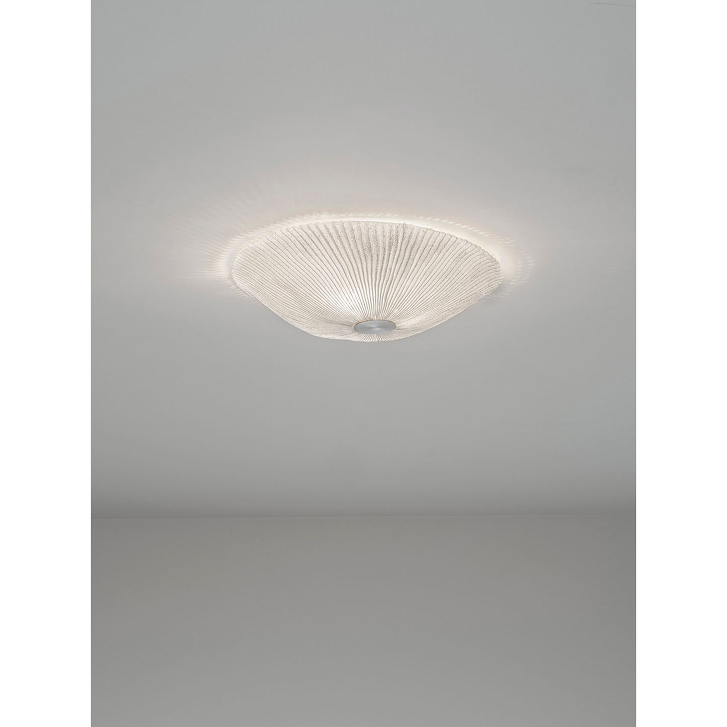 Onn Small White Ceiling Surface with Stainless Steel Support