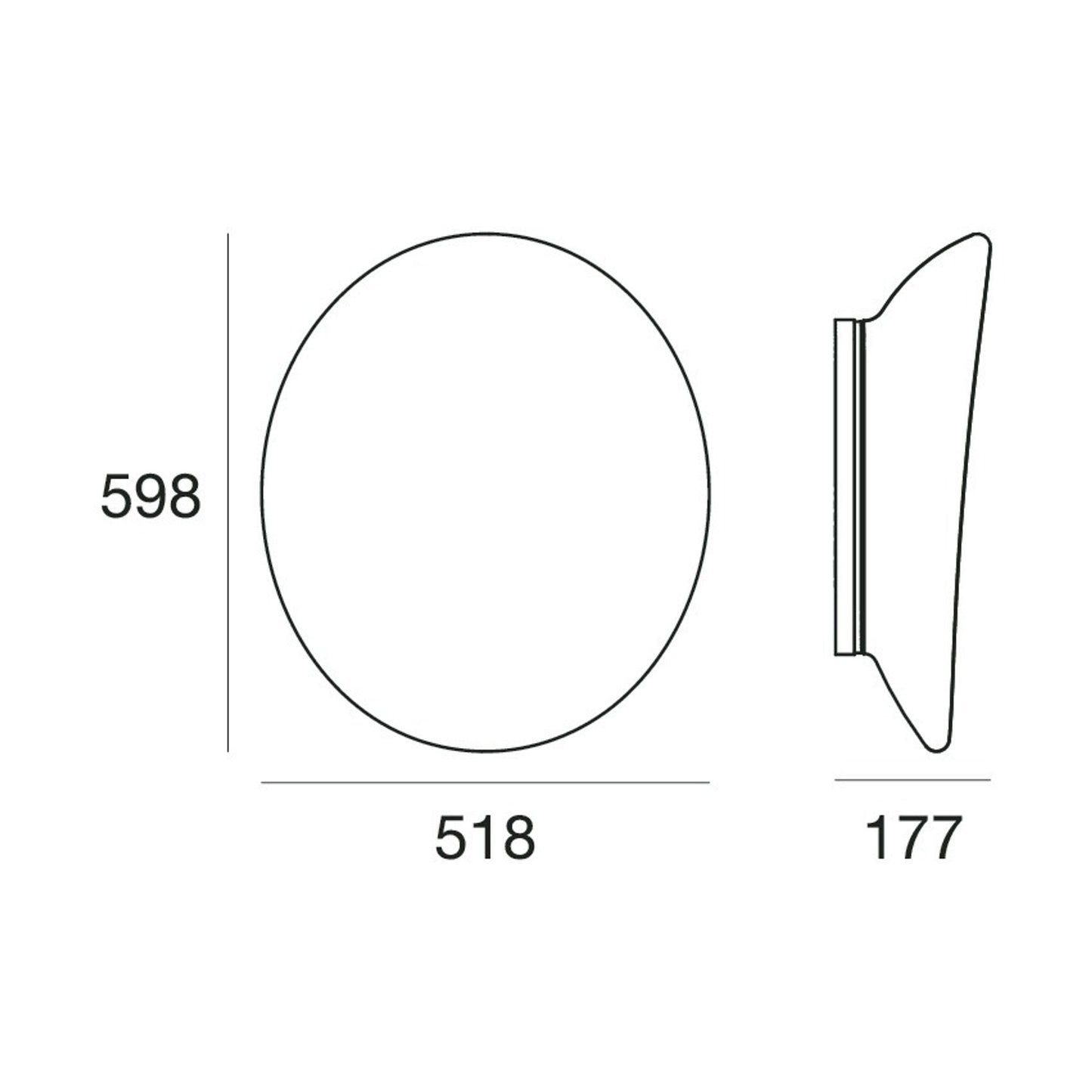 Dynamic Modern LED Wall or Ceiling Mounted Light