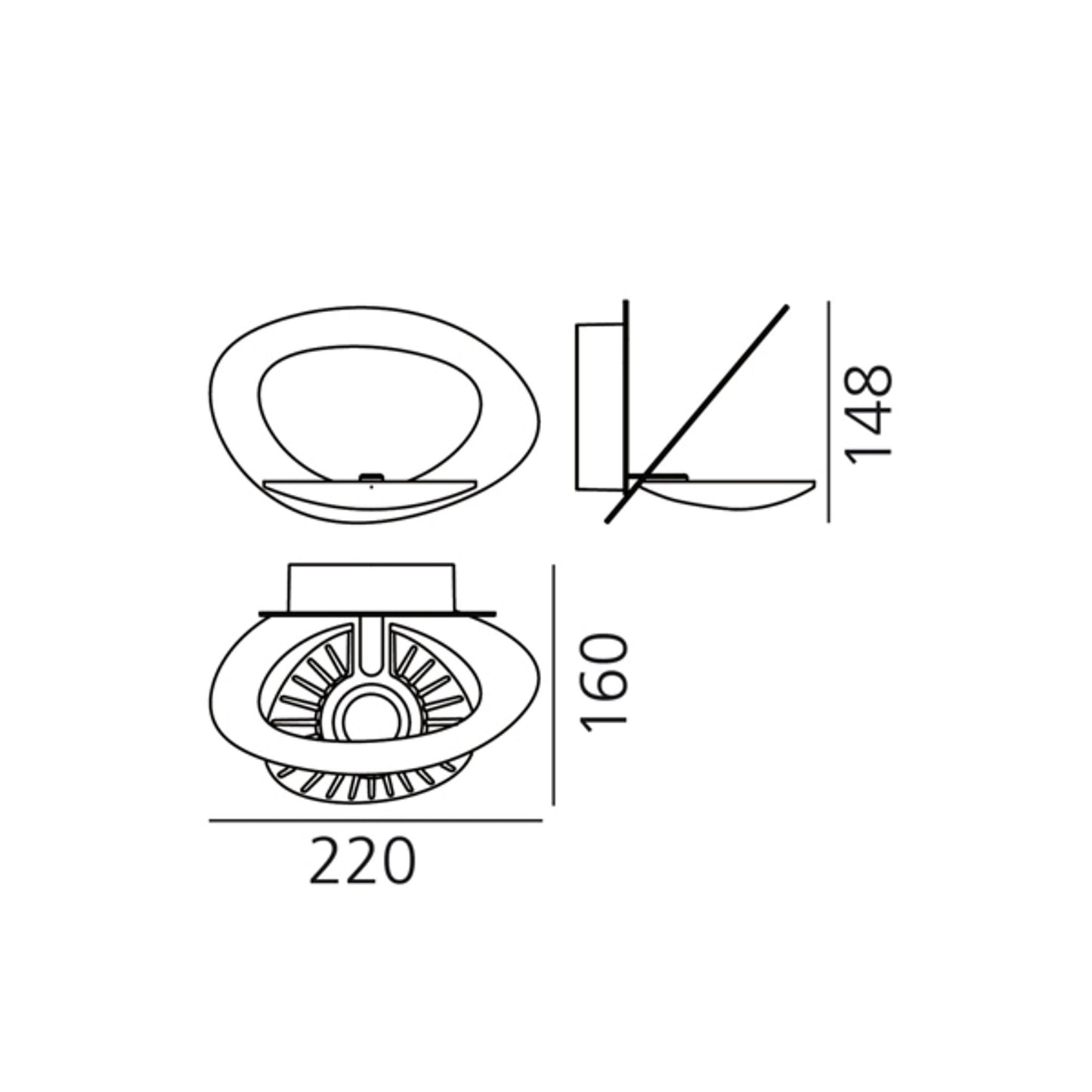 Pirce Micro Decorative 3000K LED Wall Washer