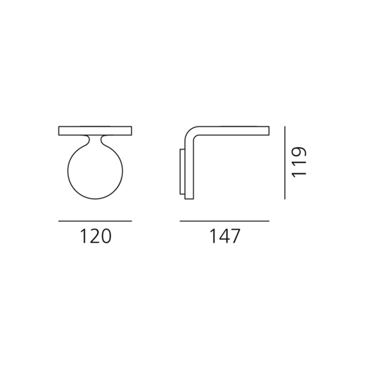 Rea 12 Small LED Wall Washer in White