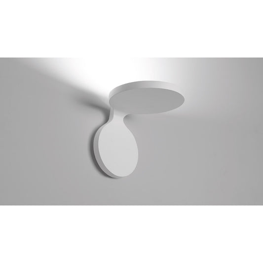 Rea 17 Large White LED Wall Washer with Bending Splitting Amoeba Shaped