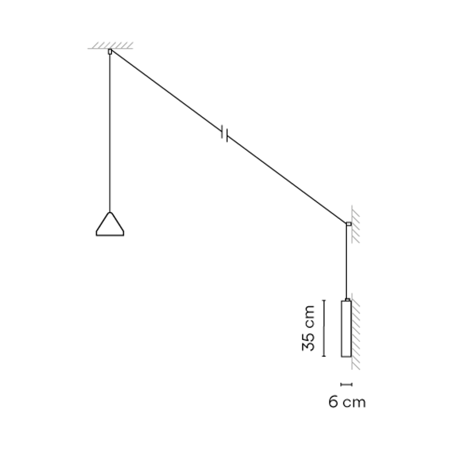 North Small Adjustable LED Wall Lamp