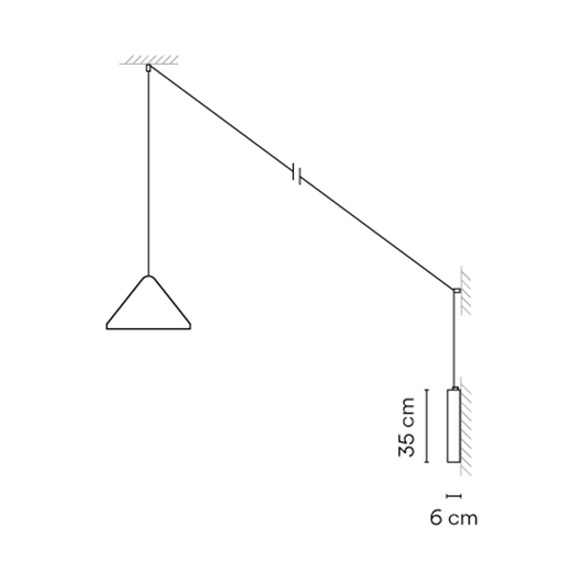 North Medium Adjustable LED Wall Lamp with Methacrylate Diffuser Shade