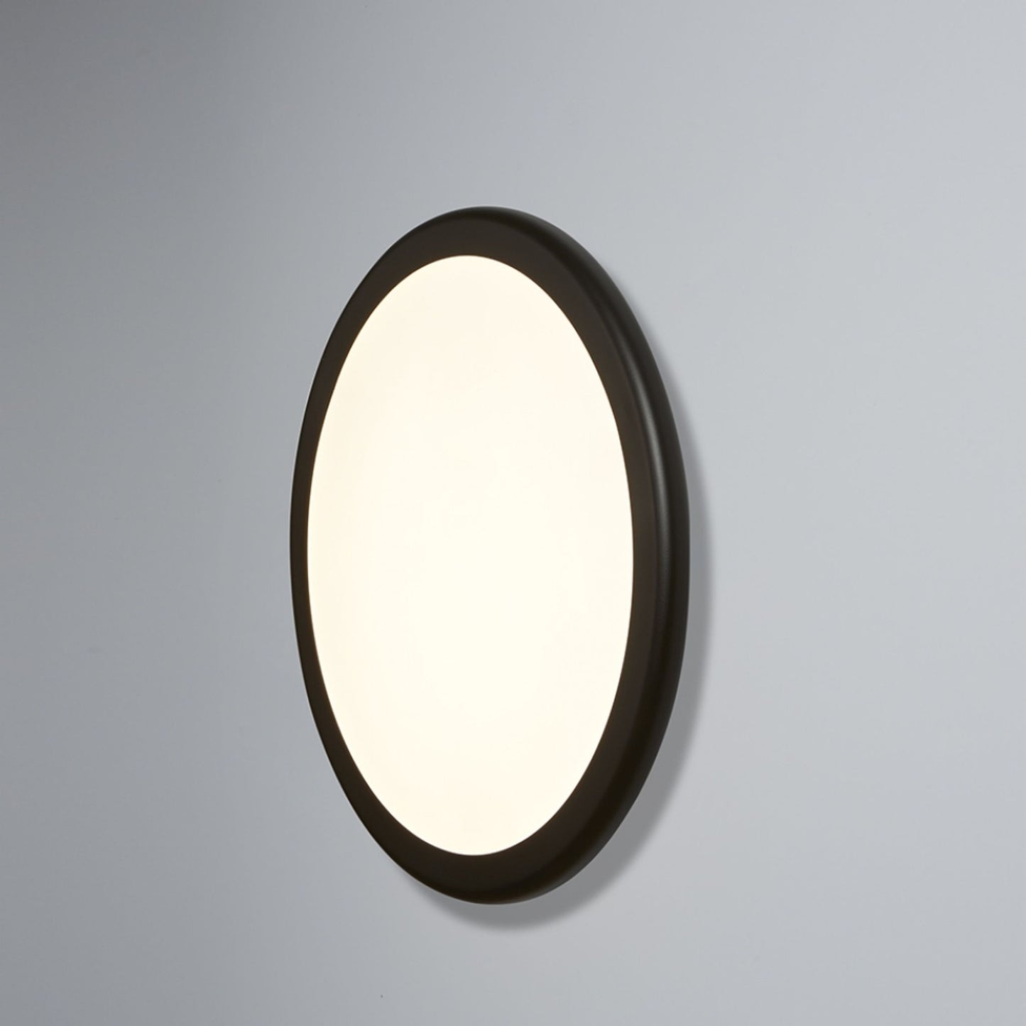 Bilancella Round Decorative LED Ceiling or Wall Lamp with Thin Metal Powder Coated Diffuse