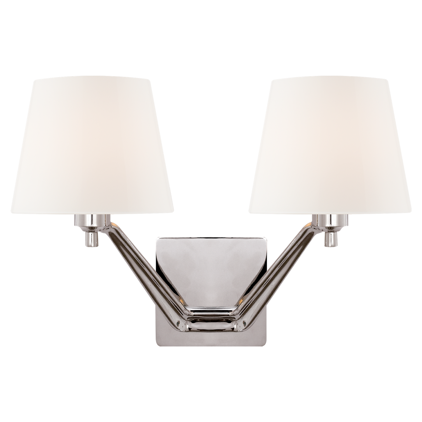 Union Double Arm Upward Wall Light