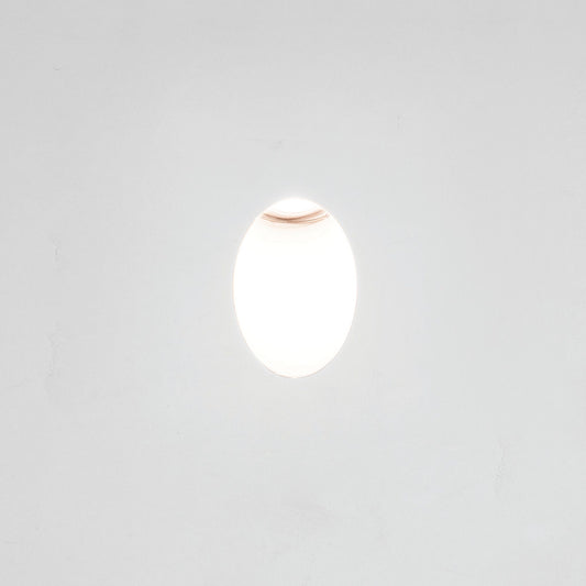 Leros Trimless LED Recessed Wall Light Matt White