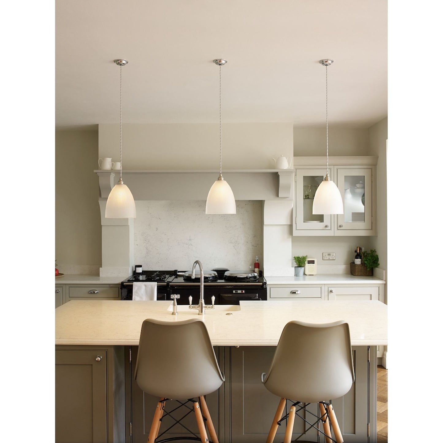 Duxford Pendant Light with Glass Shade