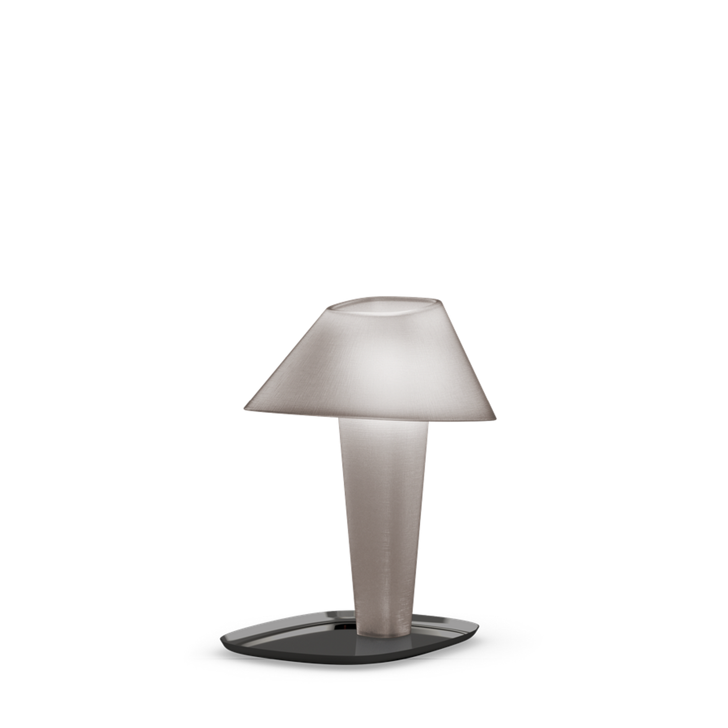 Rever 1.0 Black Chrome Tray LED Table Lamp