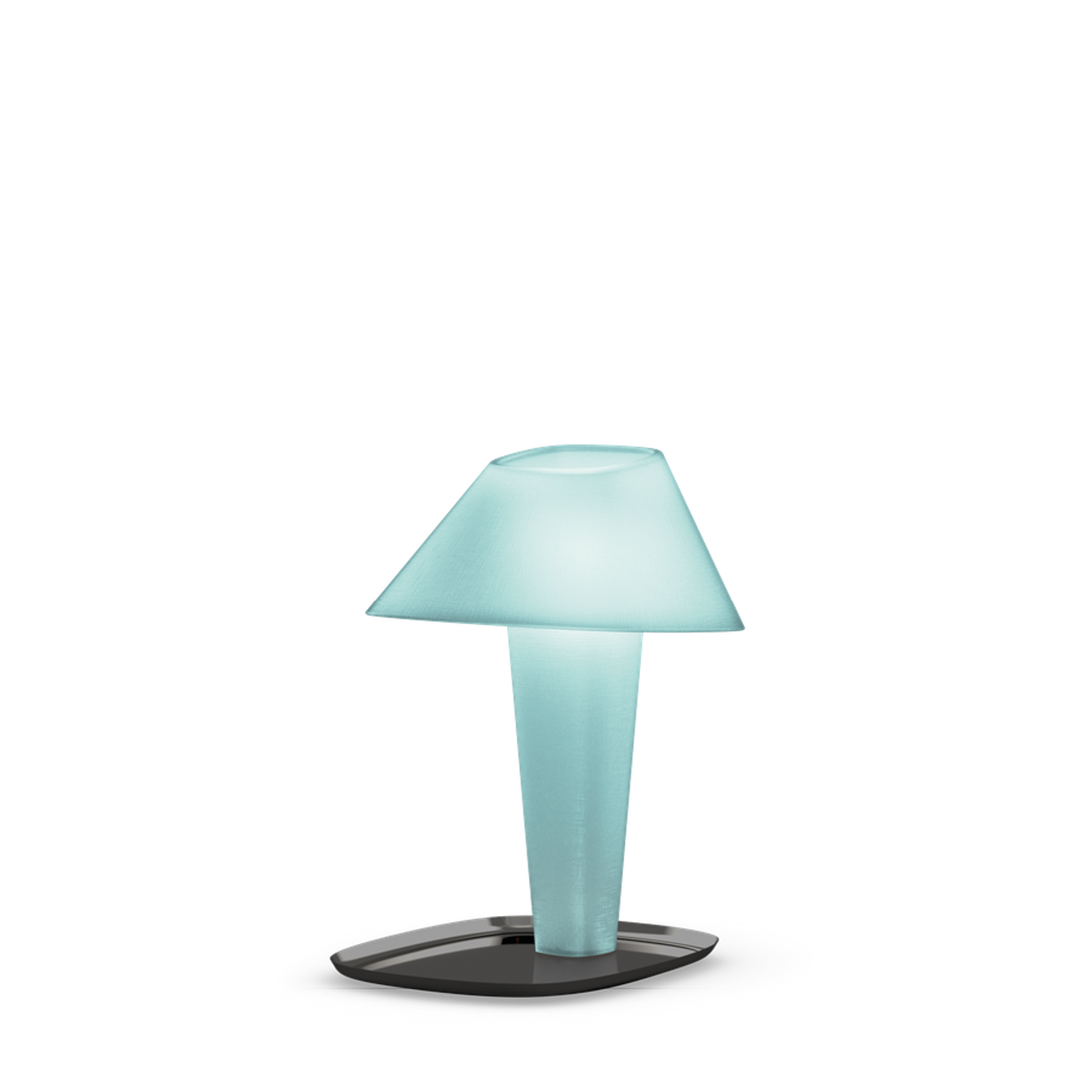 Rever 1.0 Black Chrome Tray LED Table Lamp