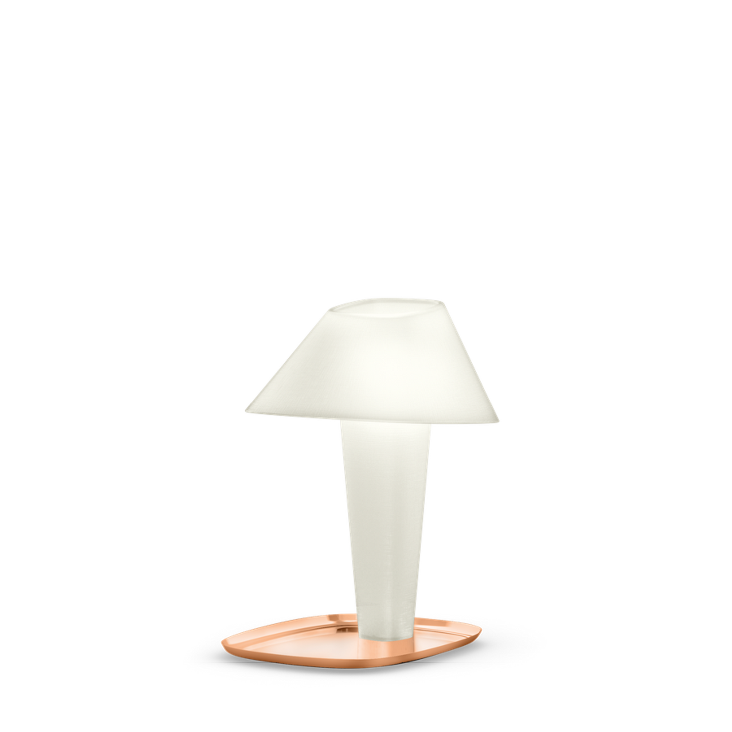 Rever 1.0 Pink Copper Tray LED Table Lamp