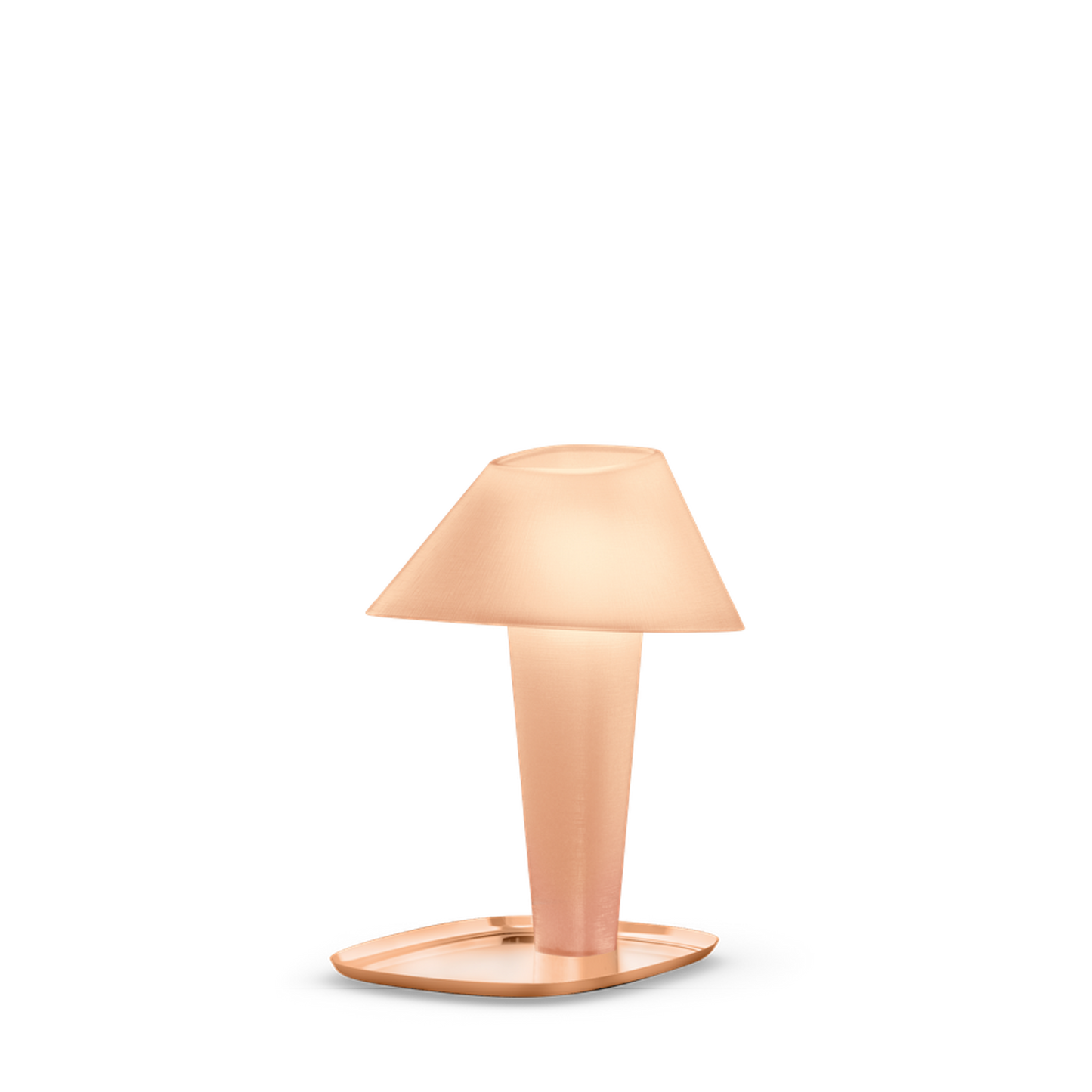 Rever 1.0 Pink Copper Tray LED Table Lamp