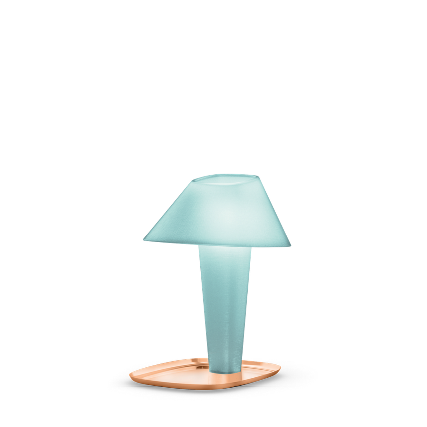 Rever 1.0 Pink Copper Tray LED Table Lamp