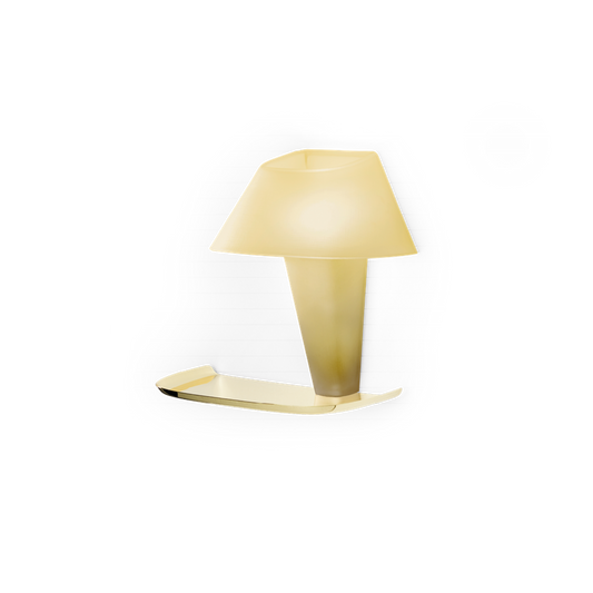 Rever 1.0 Light Gold Tray LED Wall Light