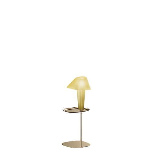 Rever 1.0 XS Extra-Small Light Gold LED Floor Lamp